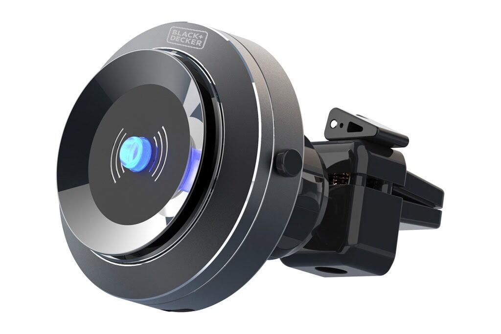 Auto Vacuum Phone Holder with Wireless Charging