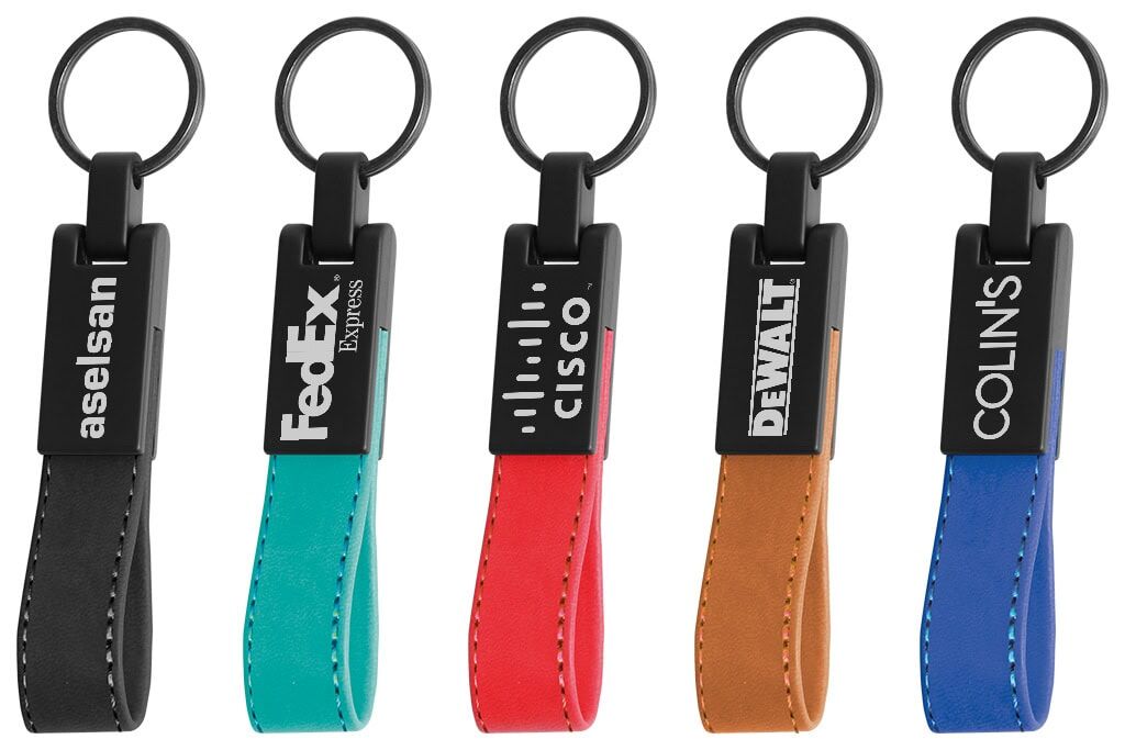 Leather Strap Keychain