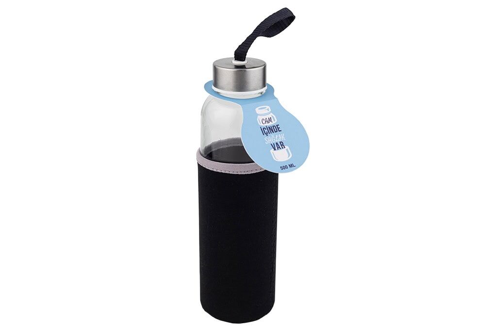 500 ML Glass Reusable Water Bottle