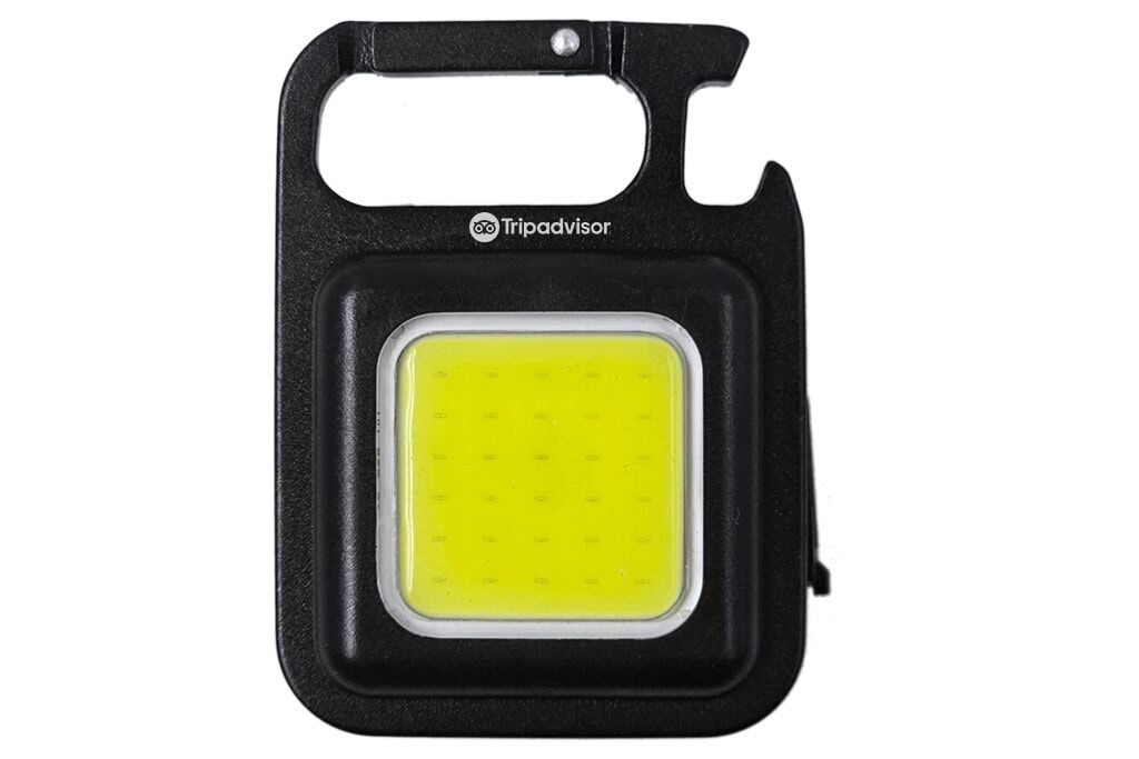 Rechargeable COB LED Keyring Torch