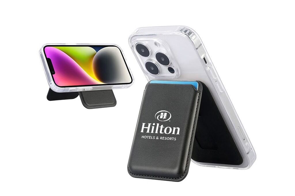 MagSafe Wallet with 3-Card Holder & Adjustable Phone Stand