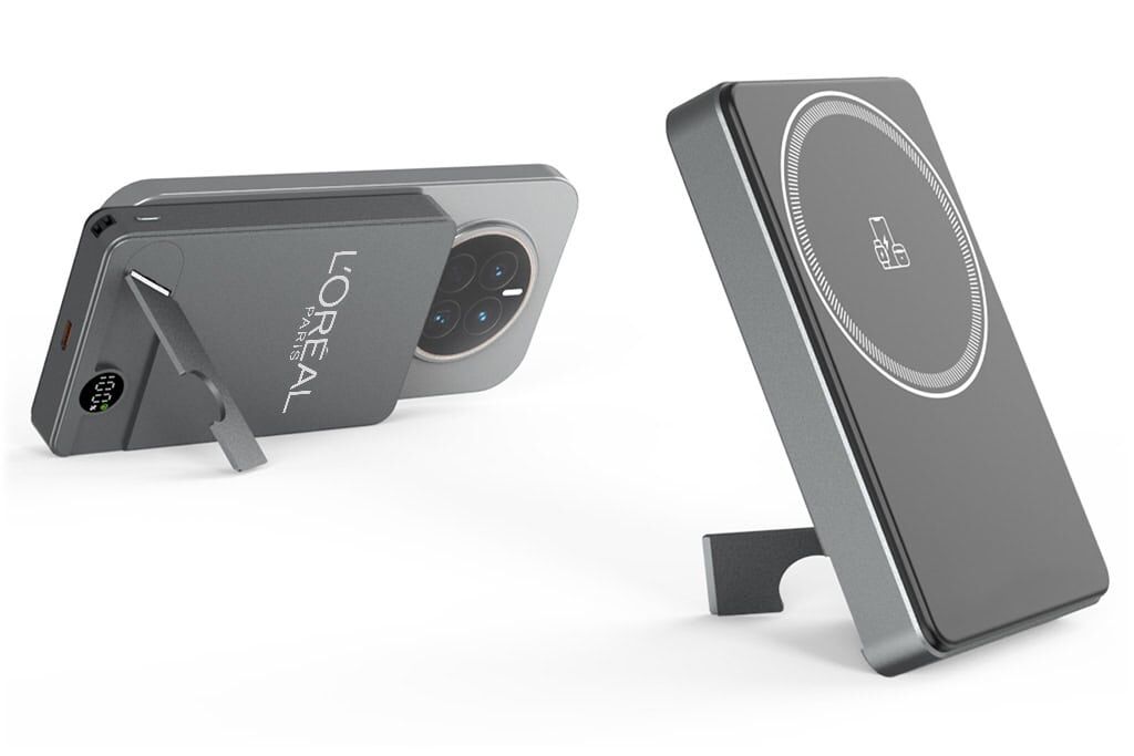 MagSafe Power Bank with Folding Stand & LED Display – 10,000 mAh