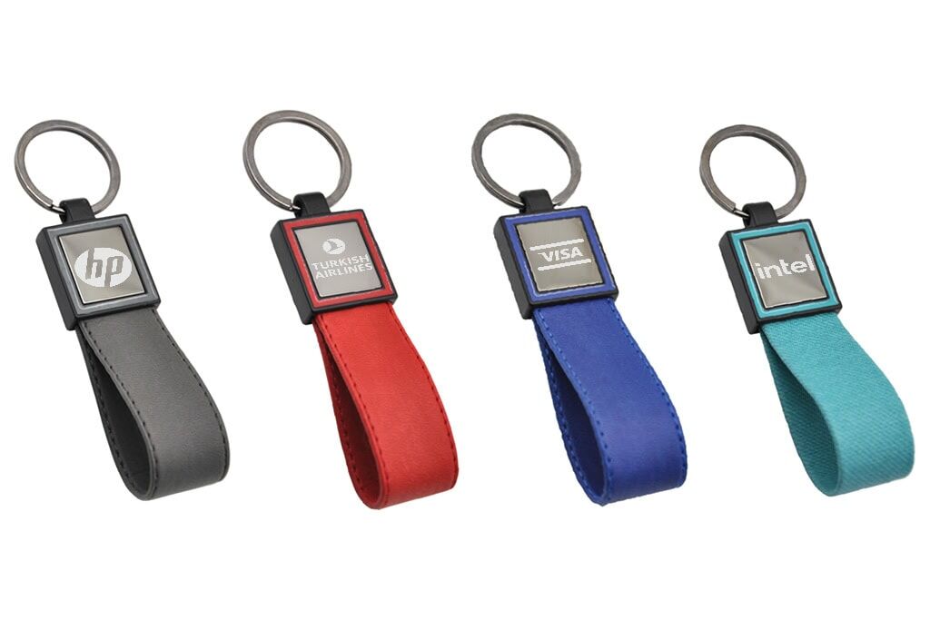 Leather And Metal Keychain Leather And Metal Keychain