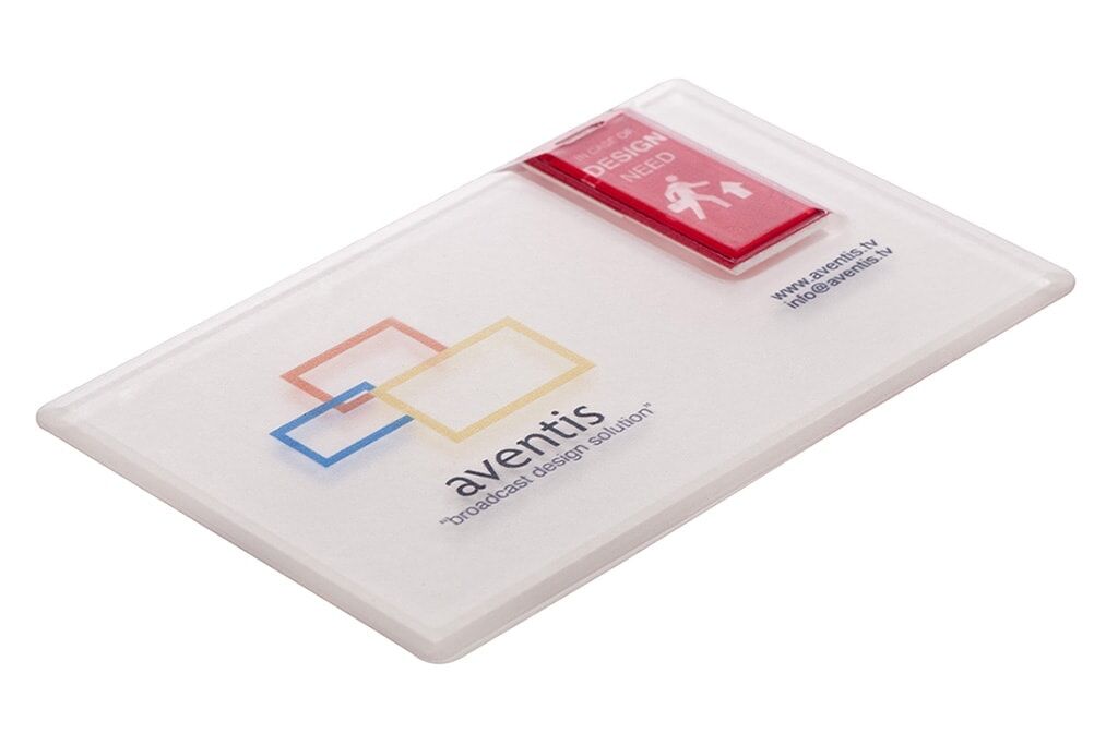 Transparent Business Card USB Drive Transparent Business Card USB Drive
